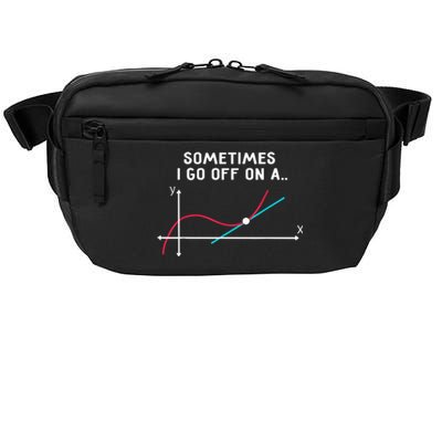 Math Teacher Gifts - Sometimes I go off on a tangent Crossbody Pack