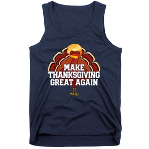 Make Thanksgiving Great Again Funny Turkey Donald Trump Tank Top