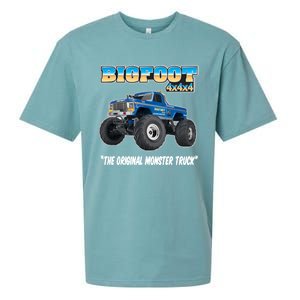 Monster Truck Gift Sueded Cloud Jersey T-Shirt