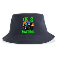 Monster Truck Girl Boy Im 2 This Is How I Roll Sustainable Bucket Hat