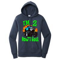 Monster Truck Girl Boy Im 2 This Is How I Roll Women's Pullover Hoodie