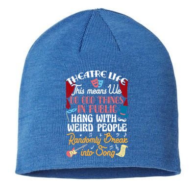 Musical Theater Gift Acting Theatre Nerd Drama Gift Sustainable Beanie