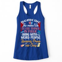 Musical Theater Gift Acting Theatre Nerd Drama Gift Womens Tank Top