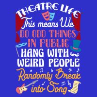 Musical Theater Gift Acting Theatre Nerd Drama Gift Kids Hoodie