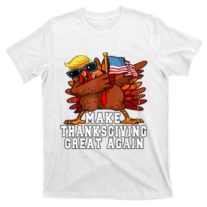 Make Thanksgiving Great Again Funny Turkey 2024 President T-Shirt