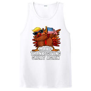 Make Thanksgiving Great Again Funny Turkey 2024 President PosiCharge Competitor Tank