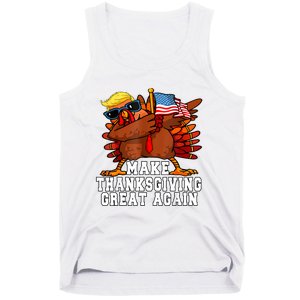 Make Thanksgiving Great Again Funny Turkey 2024 President Tank Top