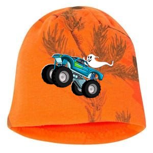 Monster Truck Ghost Halloween Spooky Pumpkin Halloween Fan Gift Kati - Camo Knit Beanie