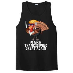 Make Thanksgiving Great Again Trump Holiday Turkey 2024 Gift PosiCharge Competitor Tank