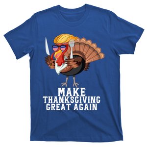 Make Thanksgiving Great Again Trump Holiday Turkey 2024 Gift T-Shirt