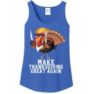 Make Thanksgiving Great Again Trump Holiday Turkey 2024 Gift Ladies Essential Tank