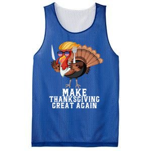 Make Thanksgiving Great Again Trump Holiday Turkey 2024 Gift Mesh Reversible Basketball Jersey Tank