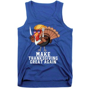 Make Thanksgiving Great Again Trump Holiday Turkey 2024 Gift Tank Top