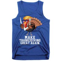 Make Thanksgiving Great Again Trump Holiday Turkey 2024 Gift Tank Top