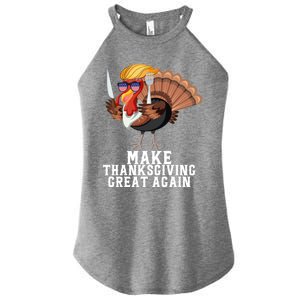 Make Thanksgiving Great Again Trump Holiday Turkey 2024 Gift Women's Perfect Tri Rocker Tank