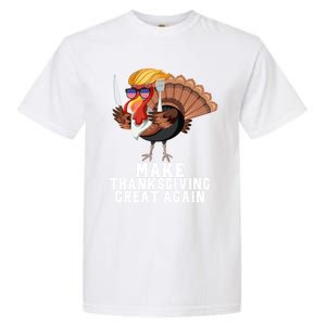 Make Thanksgiving Great Again Trump Holiday Turkey 2024 Gift Garment-Dyed Heavyweight T-Shirt