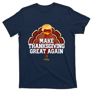 Make Thanksgiving Great Again Trump Turkey Funny 2024 T-Shirt