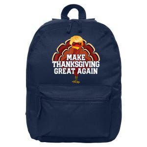 Make Thanksgiving Great Again Trump Turkey Funny 2024 16 in Basic Backpack