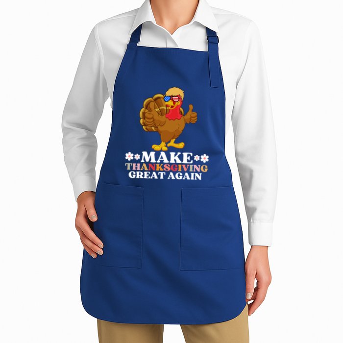 Make Thanksgiving Great Again Trump Holiday Turkey Thankful Gift Apron