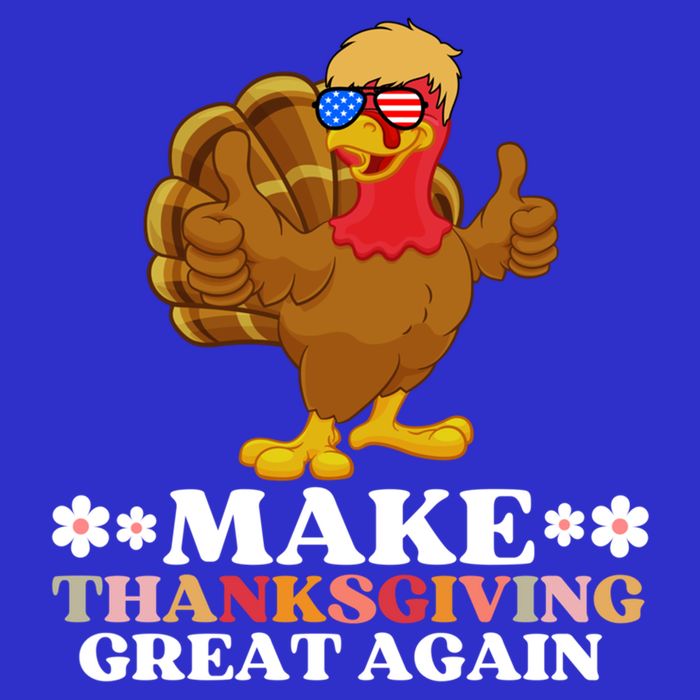 Make Thanksgiving Great Again Trump Holiday Turkey Thankful Gift Apron