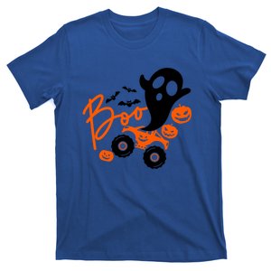 Monster Truck Ghost Pumpkin Halloween Costume Gift T-Shirt