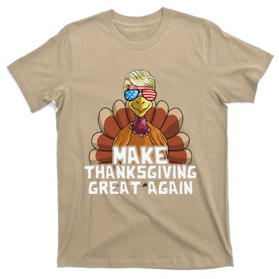 Make Thanksgiving Great Again Trump Turkey Funny T-Shirt