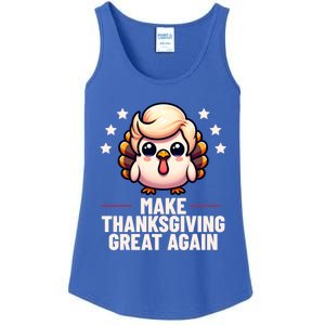 Make Thanksgiving Great Again Trump Turkey Funny Gift Ladies Essential Tank