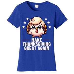 Make Thanksgiving Great Again Trump Turkey Funny Gift Women's T-Shirt