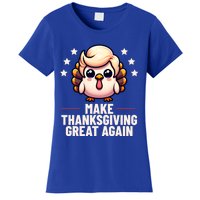 Make Thanksgiving Great Again Trump Turkey Funny Gift Women's T-Shirt