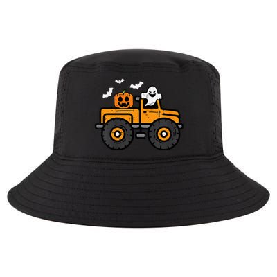 Monster Truck Ghost Pumpkin Halloween Costume Cool Comfort Performance Bucket Hat