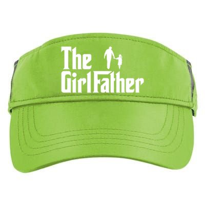 Mens The Girl Father Funny Dad Of Girls Daddy Daughter Girl Dad Adult Drive Performance Visor