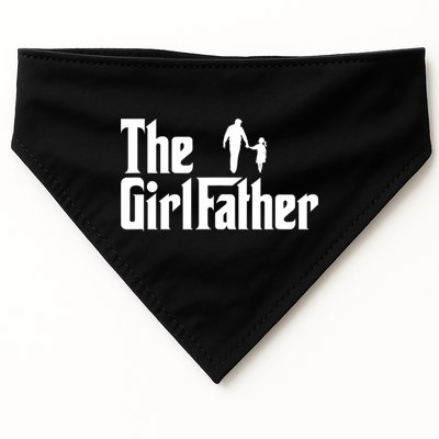 Mens The Girl Father Funny Dad Of Girls Daddy Daughter Girl Dad USA-Made Doggie Bandana