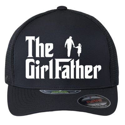 Mens The Girl Father Funny Dad Of Girls Daddy Daughter Girl Dad Flexfit Unipanel Trucker Cap