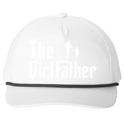 Mens The Girl Father Funny Dad Of Girls Daddy Daughter Girl Dad Snapback Five-Panel Rope Hat