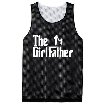 Mens The Girl Father Funny Dad Of Girls Daddy Daughter Girl Dad Mesh Reversible Basketball Jersey Tank