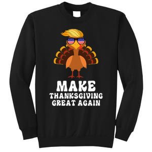 Make Thanksgiving Great Again Trump Holiday Turkey 2024 Sweatshirt