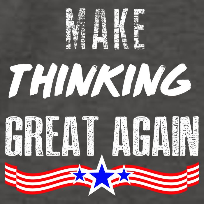 Make Thinking Great Again Vector Backpack