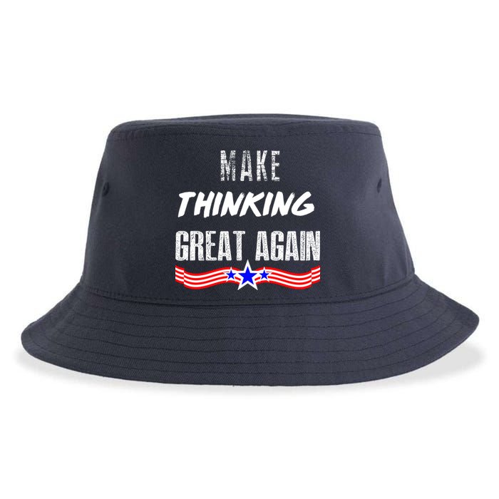 Make Thinking Great Again Sustainable Bucket Hat