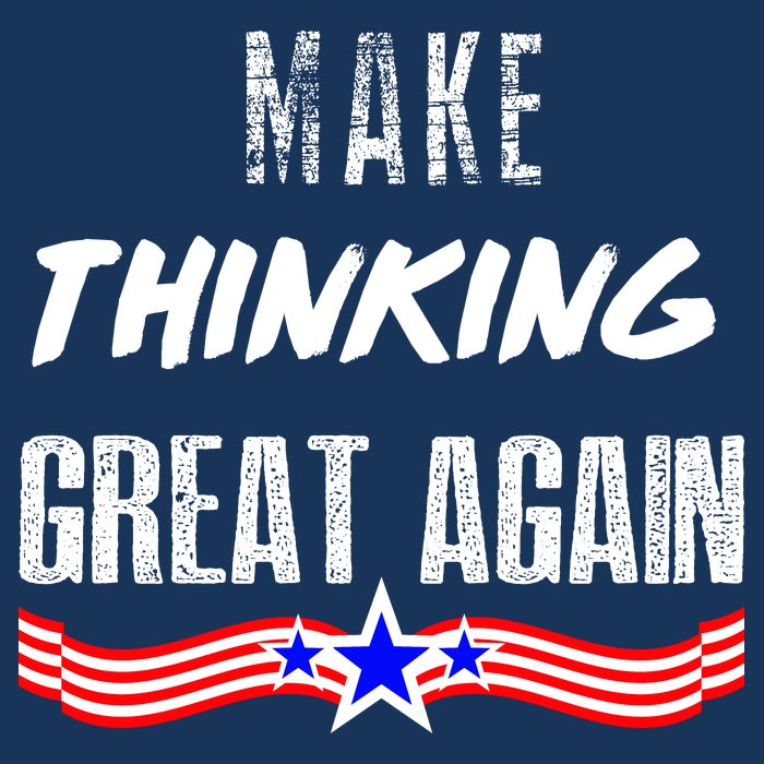 Make Thinking Great Again Sustainable Bucket Hat