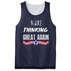 Make Thinking Great Again Mesh Reversible Basketball Jersey Tank