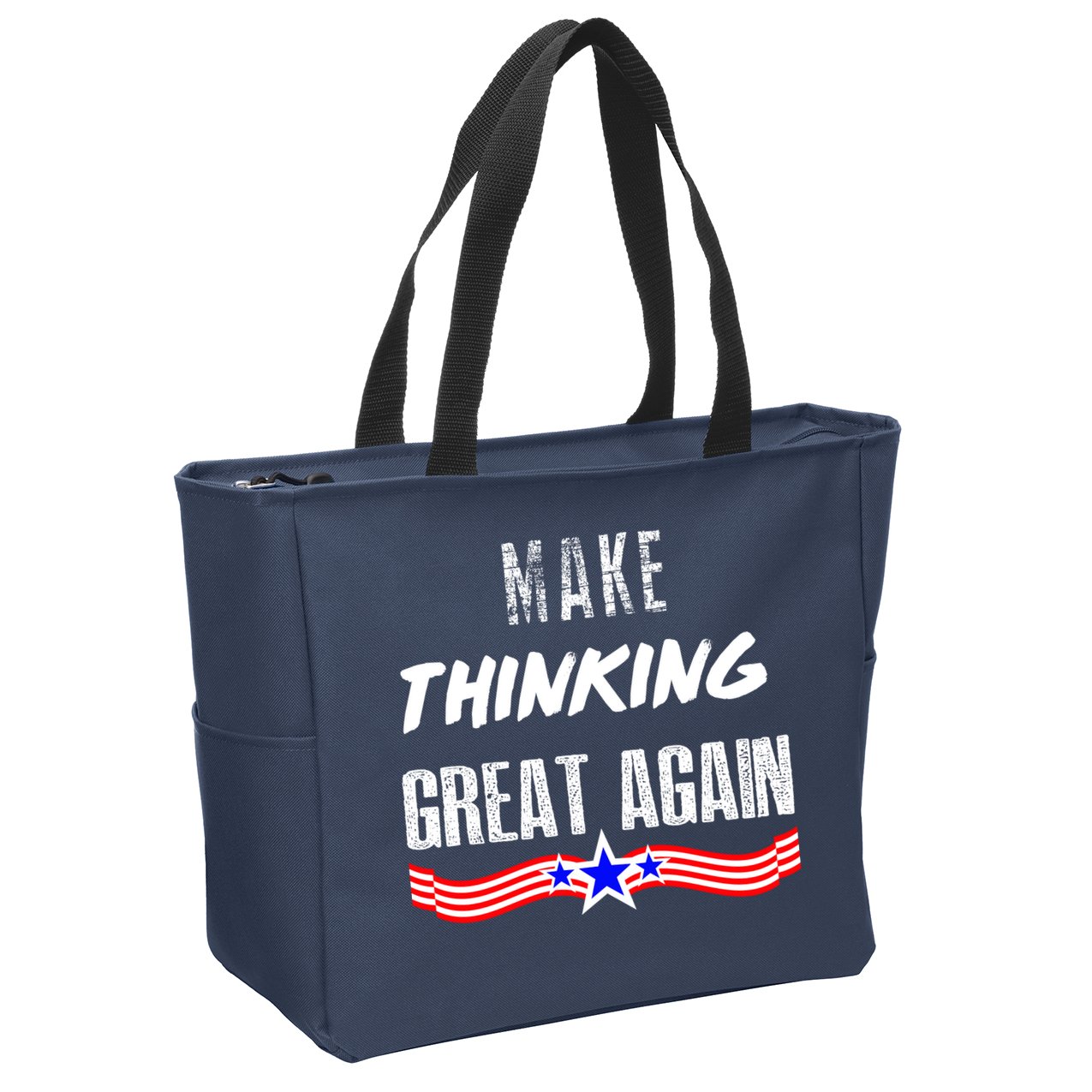 Make Thinking Great Again Zip Tote Bag