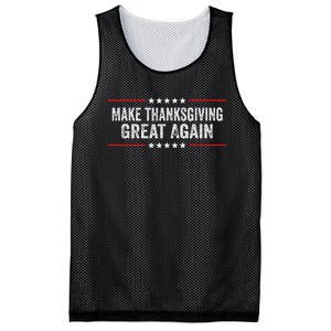 Make Thanksgiving Great Again Thanksgiving Turkey Costume Gift Mesh Reversible Basketball Jersey Tank