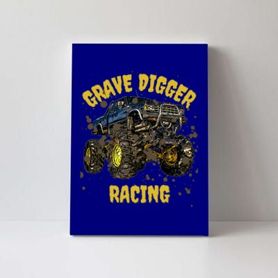 Monsters Truck Grave Diggers Off Roads 4 X 4 Racing Monsters Funny Gift Canvas