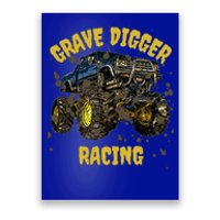 Monsters Truck Grave Diggers Off Roads 4 X 4 Racing Monsters Funny Gift Poster