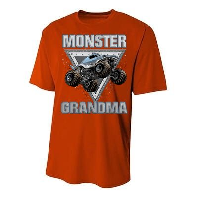 Monster Truck Grandma Performance Sprint T-Shirt