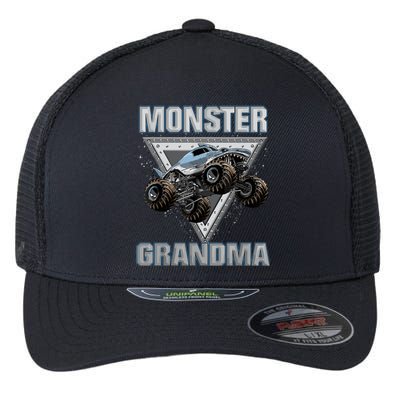 Monster Truck Grandma Flexfit Unipanel Trucker Cap