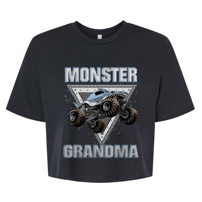 Monster Truck Grandma Bella+Canvas Jersey Crop Tee