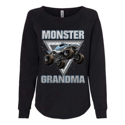 Monster Truck Grandma Womens California Wash Sweatshirt