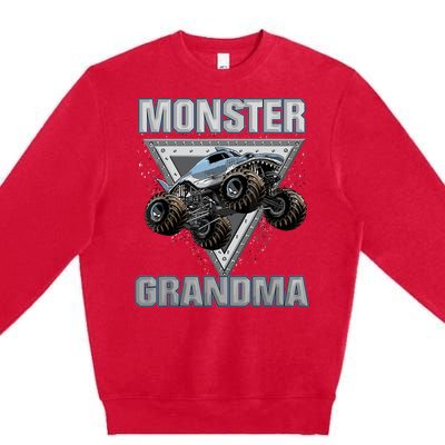 Monster Truck Grandma Premium Crewneck Sweatshirt