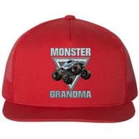 Monster Truck Grandma Flat Bill Trucker Hat